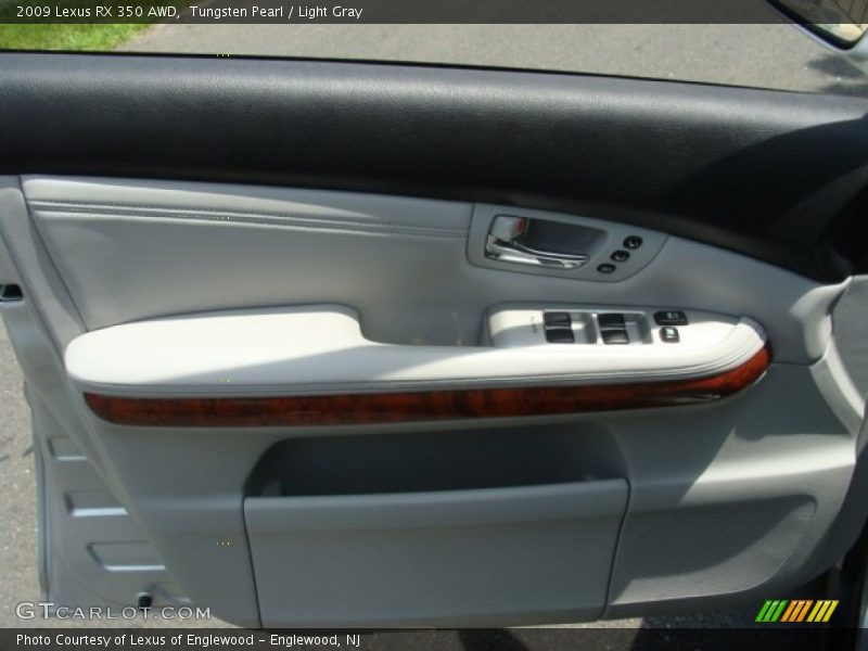 Tungsten Pearl / Light Gray 2009 Lexus RX 350 AWD