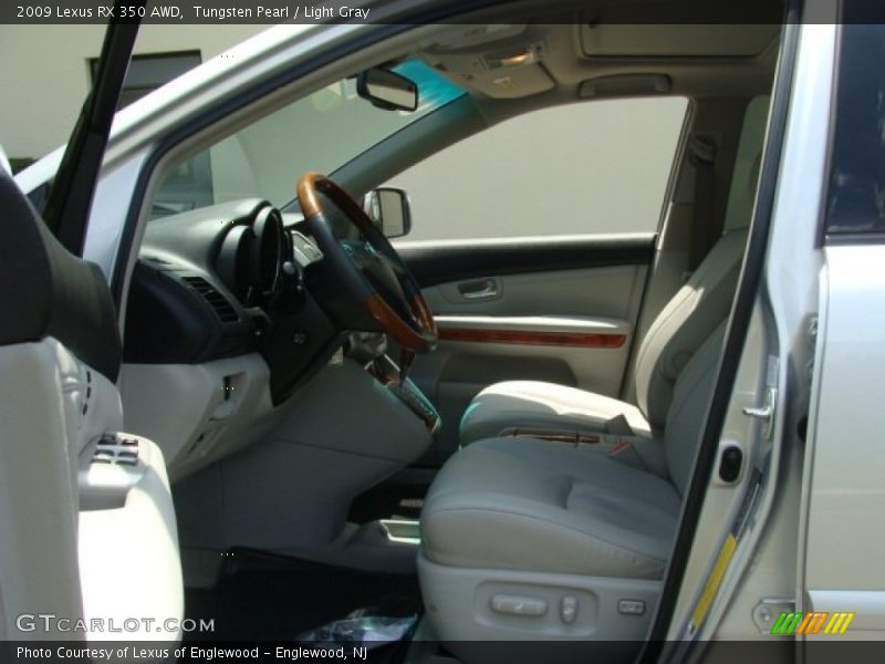 Tungsten Pearl / Light Gray 2009 Lexus RX 350 AWD
