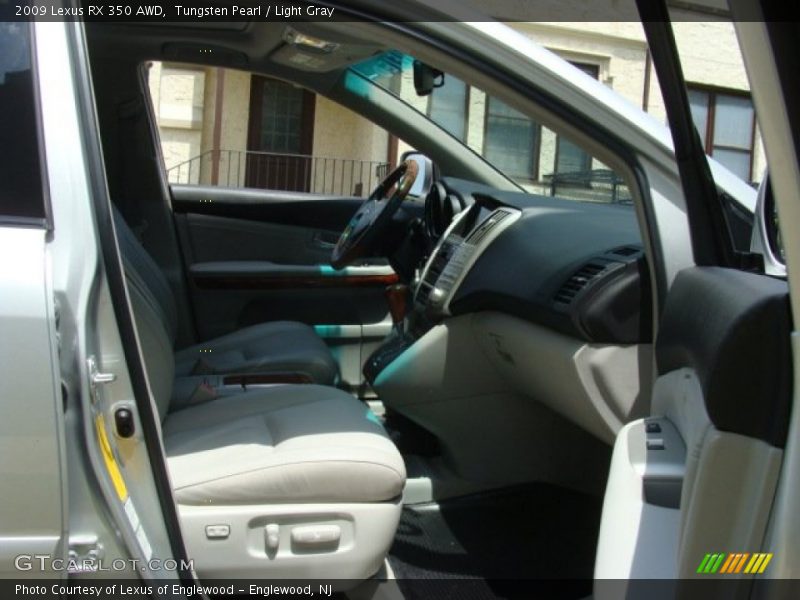 Tungsten Pearl / Light Gray 2009 Lexus RX 350 AWD