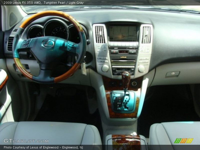 Tungsten Pearl / Light Gray 2009 Lexus RX 350 AWD