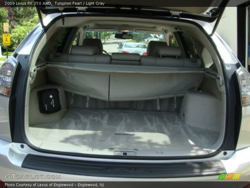 Tungsten Pearl / Light Gray 2009 Lexus RX 350 AWD