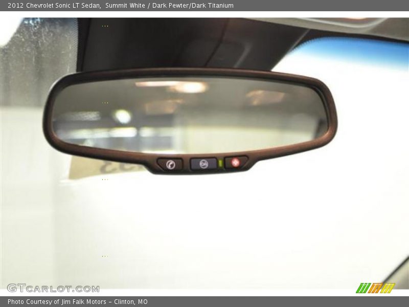 Summit White / Dark Pewter/Dark Titanium 2012 Chevrolet Sonic LT Sedan