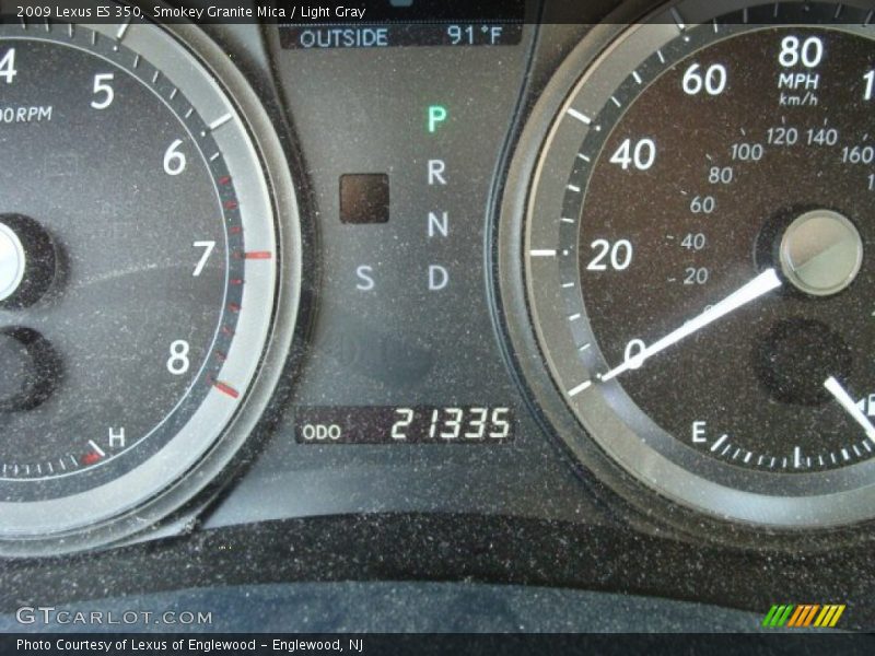 Smokey Granite Mica / Light Gray 2009 Lexus ES 350
