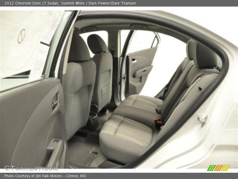 Rear Seat of 2012 Sonic LT Sedan