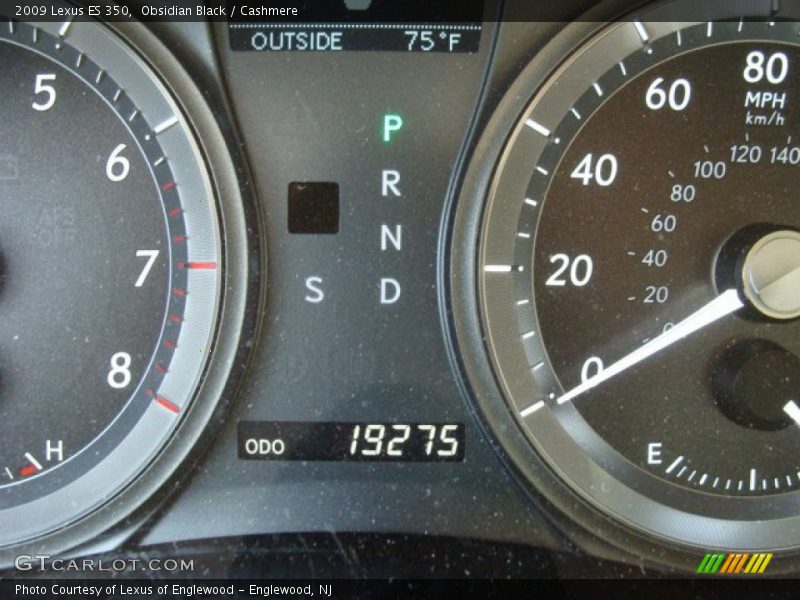 Obsidian Black / Cashmere 2009 Lexus ES 350