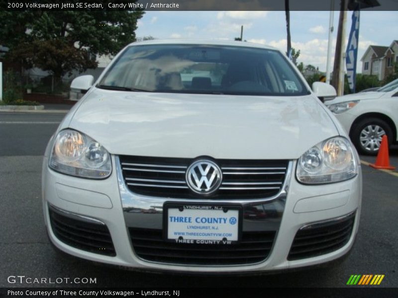 Candy White / Anthracite 2009 Volkswagen Jetta SE Sedan