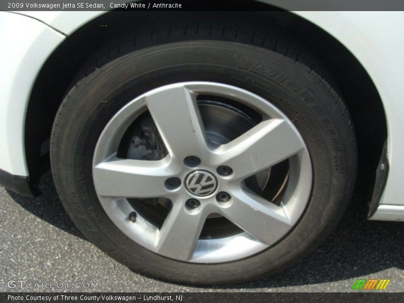 Candy White / Anthracite 2009 Volkswagen Jetta SE Sedan
