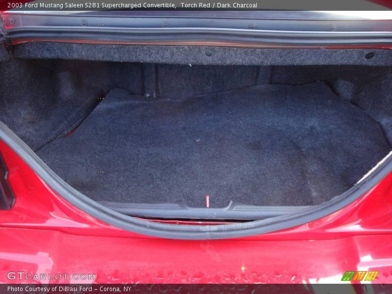Torch Red / Dark Charcoal 2003 Ford Mustang Saleen S281 Supercharged Convertible