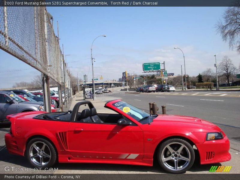 Torch Red / Dark Charcoal 2003 Ford Mustang Saleen S281 Supercharged Convertible