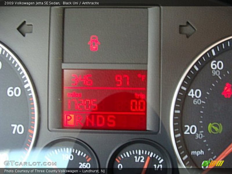 Black Uni / Anthracite 2009 Volkswagen Jetta SE Sedan