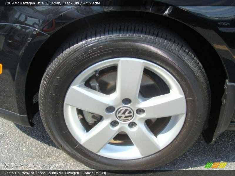 Black Uni / Anthracite 2009 Volkswagen Jetta SE Sedan