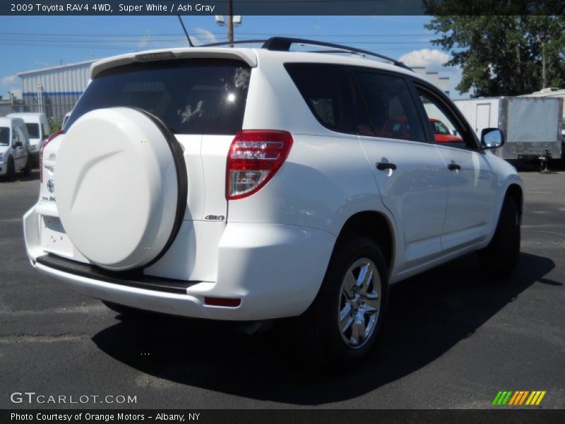 Super White / Ash Gray 2009 Toyota RAV4 4WD