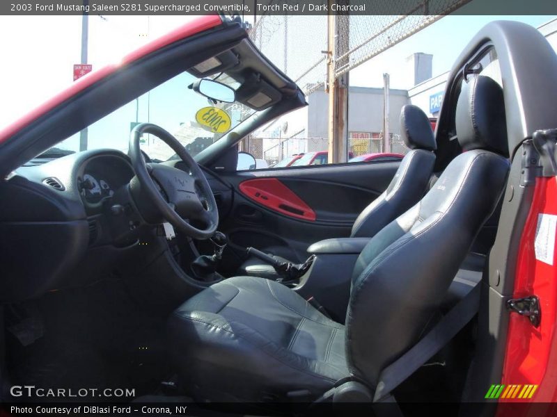 Torch Red / Dark Charcoal 2003 Ford Mustang Saleen S281 Supercharged Convertible