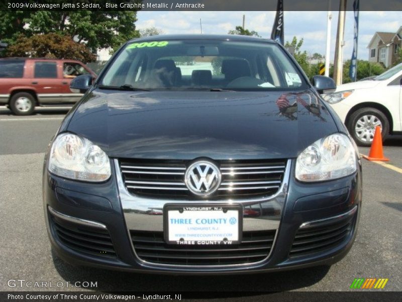 Blue Graphite Metallic / Anthracite 2009 Volkswagen Jetta S Sedan