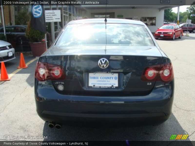 Blue Graphite Metallic / Anthracite 2009 Volkswagen Jetta S Sedan
