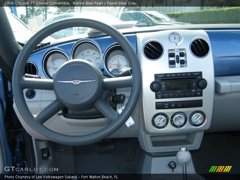 Marine Blue Pearl / Pastel Slate Gray 2006 Chrysler PT Cruiser Convertible