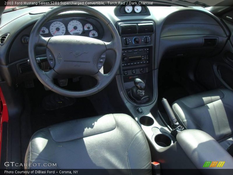 Torch Red / Dark Charcoal 2003 Ford Mustang Saleen S281 Supercharged Convertible