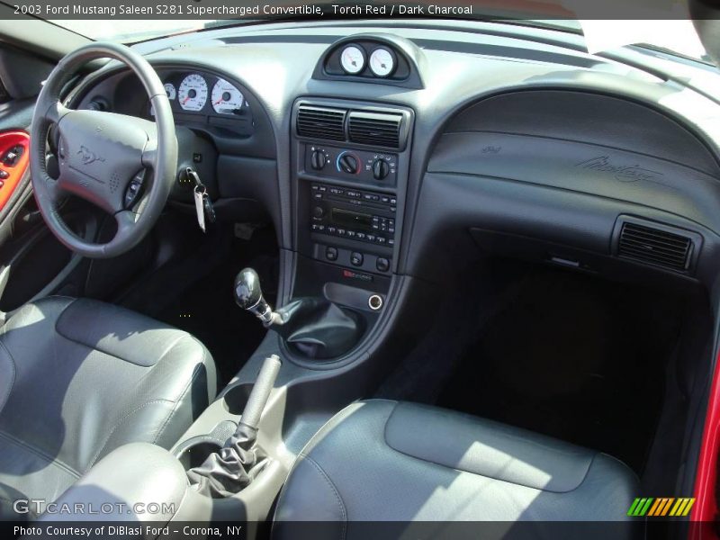 Torch Red / Dark Charcoal 2003 Ford Mustang Saleen S281 Supercharged Convertible