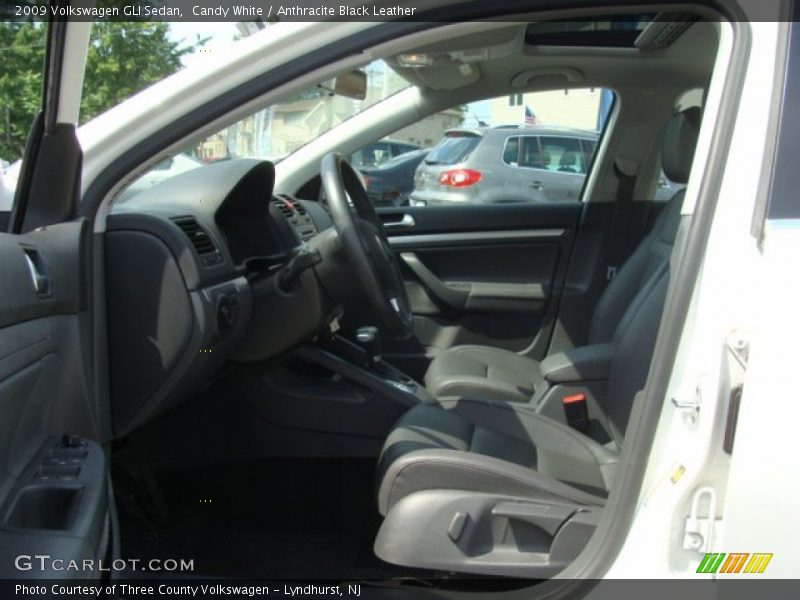 Candy White / Anthracite Black Leather 2009 Volkswagen GLI Sedan