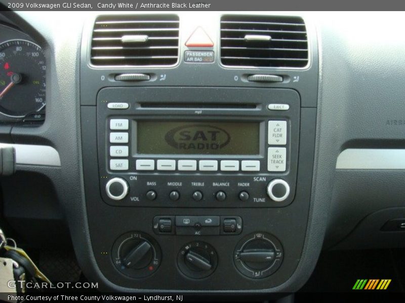 Candy White / Anthracite Black Leather 2009 Volkswagen GLI Sedan