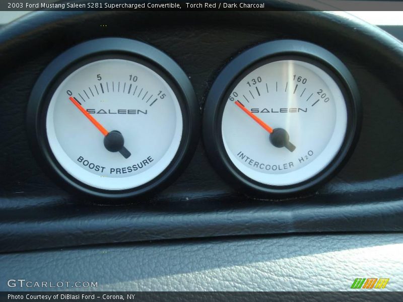 Torch Red / Dark Charcoal 2003 Ford Mustang Saleen S281 Supercharged Convertible