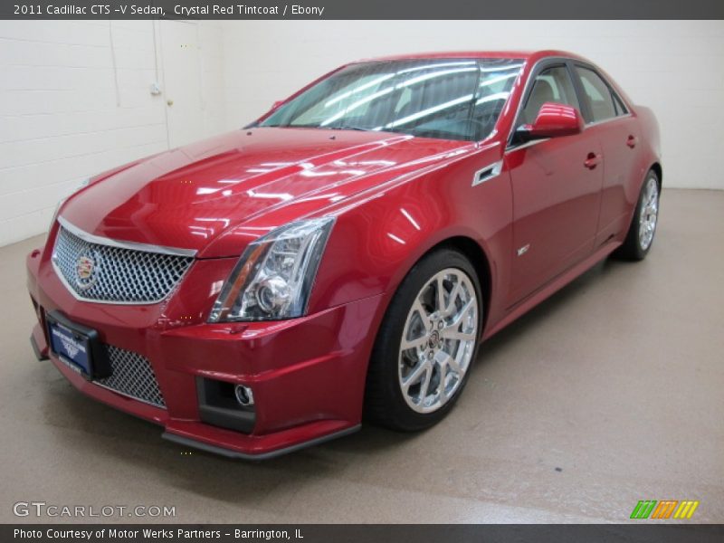 Crystal Red Tintcoat / Ebony 2011 Cadillac CTS -V Sedan