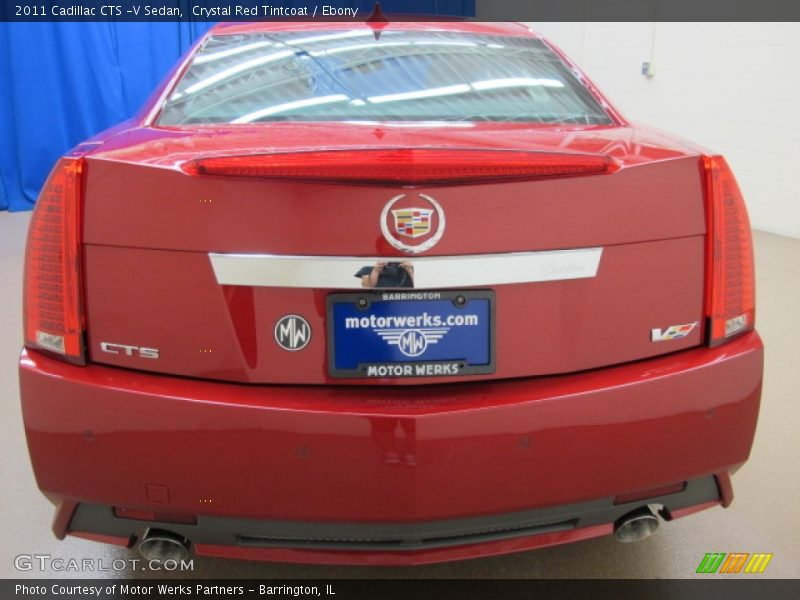 Crystal Red Tintcoat / Ebony 2011 Cadillac CTS -V Sedan