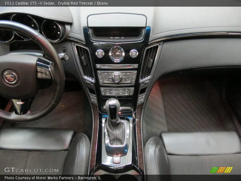 Crystal Red Tintcoat / Ebony 2011 Cadillac CTS -V Sedan