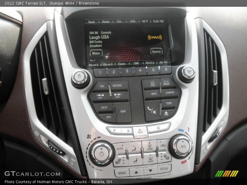 Olympic White / Brownstone 2012 GMC Terrain SLT