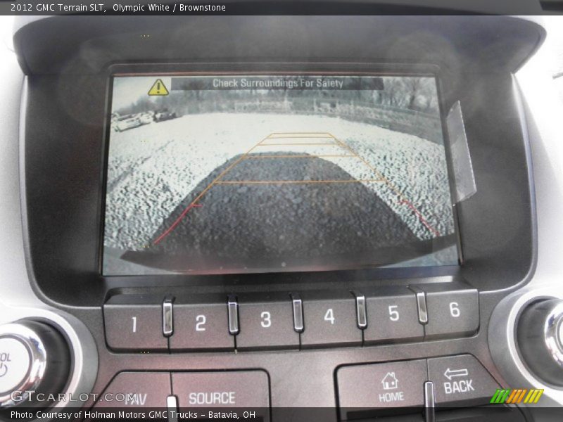 Olympic White / Brownstone 2012 GMC Terrain SLT