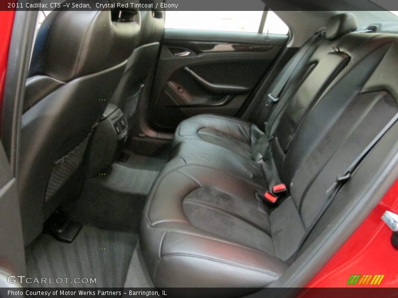 Crystal Red Tintcoat / Ebony 2011 Cadillac CTS -V Sedan