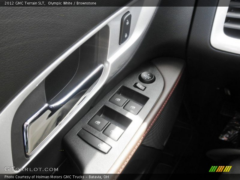 Olympic White / Brownstone 2012 GMC Terrain SLT