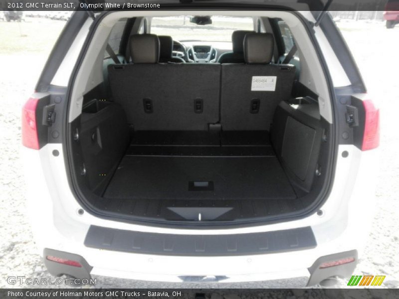 Olympic White / Brownstone 2012 GMC Terrain SLT