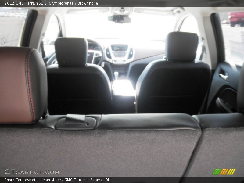Olympic White / Brownstone 2012 GMC Terrain SLT