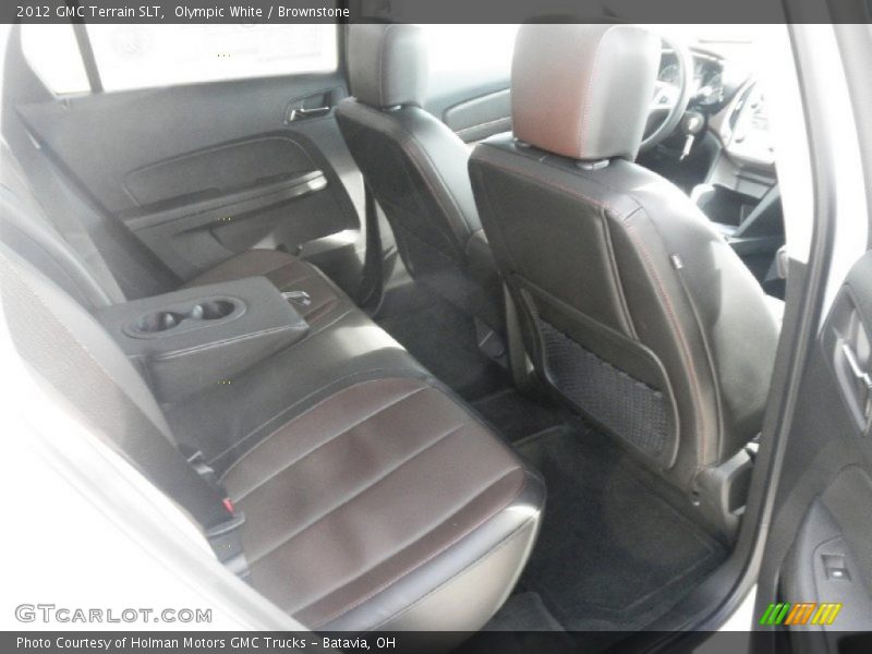 Olympic White / Brownstone 2012 GMC Terrain SLT
