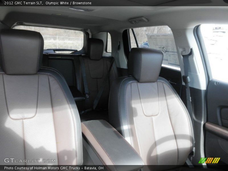 Olympic White / Brownstone 2012 GMC Terrain SLT