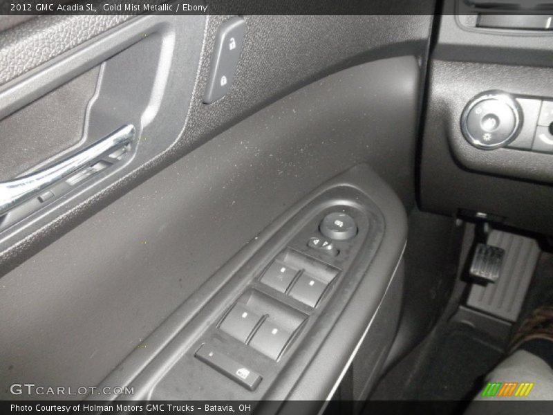 Gold Mist Metallic / Ebony 2012 GMC Acadia SL