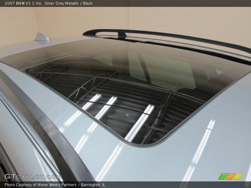 Silver Grey Metallic / Black 2007 BMW X3 3.0si