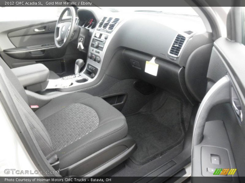 Gold Mist Metallic / Ebony 2012 GMC Acadia SL