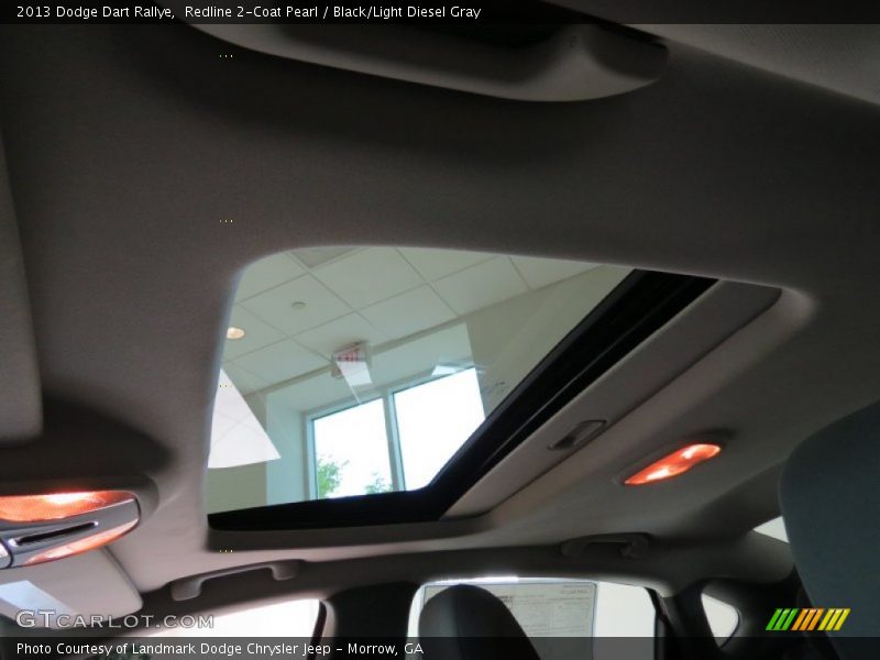 Sunroof of 2013 Dart Rallye