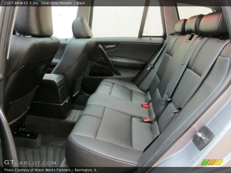 Silver Grey Metallic / Black 2007 BMW X3 3.0si