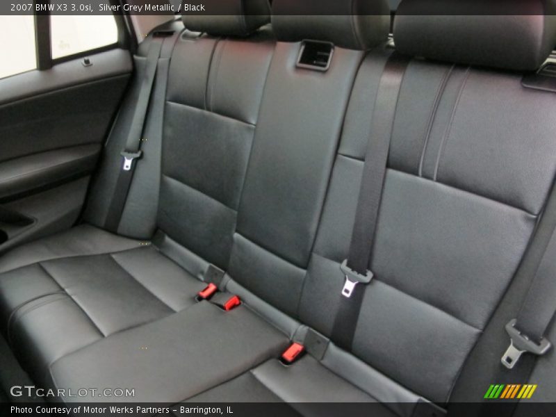Silver Grey Metallic / Black 2007 BMW X3 3.0si