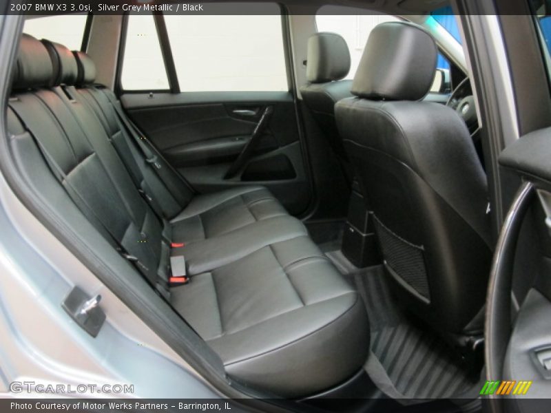 Silver Grey Metallic / Black 2007 BMW X3 3.0si