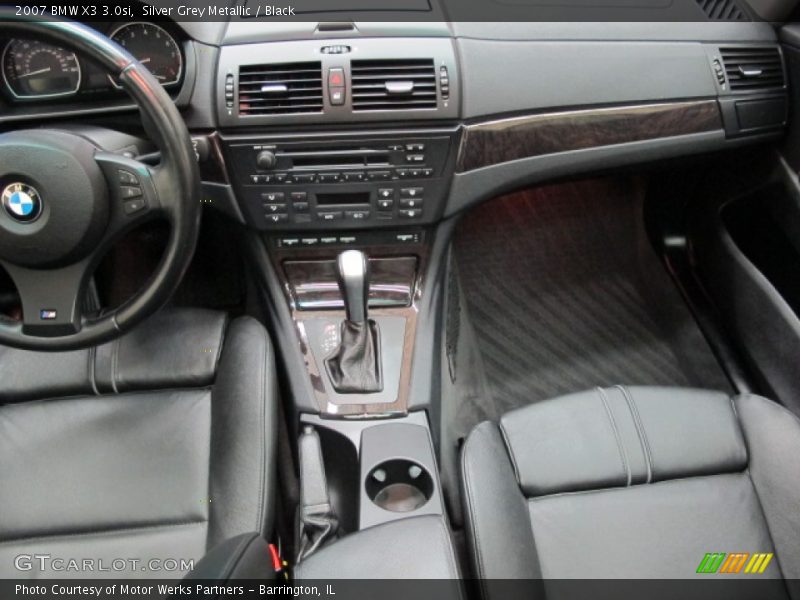 Silver Grey Metallic / Black 2007 BMW X3 3.0si