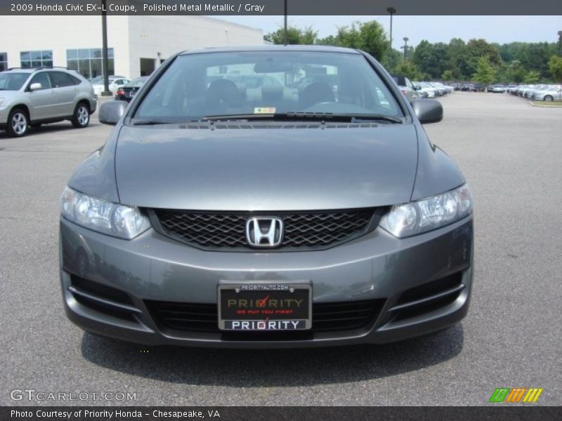 Polished Metal Metallic / Gray 2009 Honda Civic EX-L Coupe