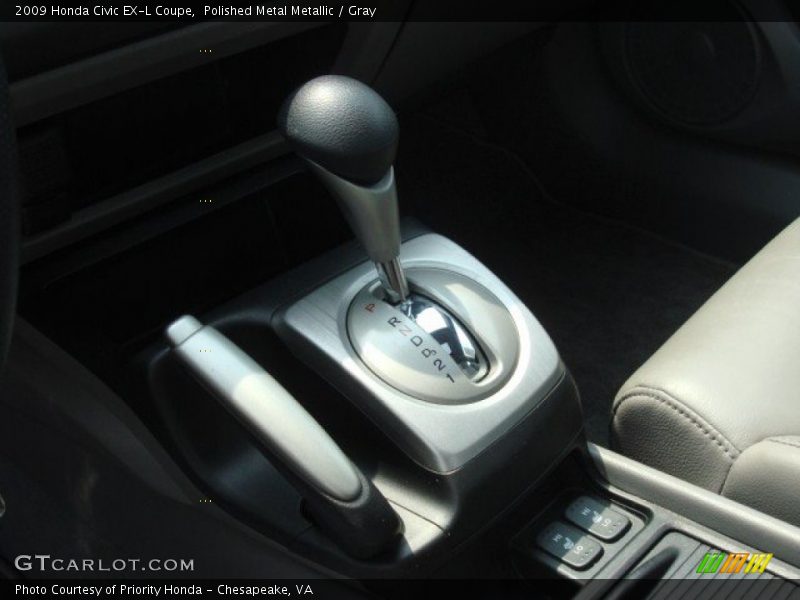 Polished Metal Metallic / Gray 2009 Honda Civic EX-L Coupe