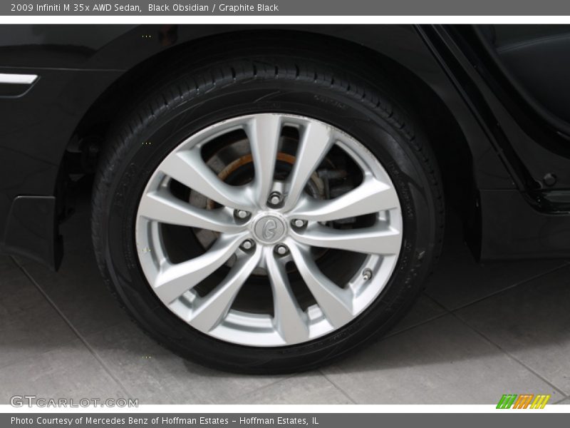 Black Obsidian / Graphite Black 2009 Infiniti M 35x AWD Sedan