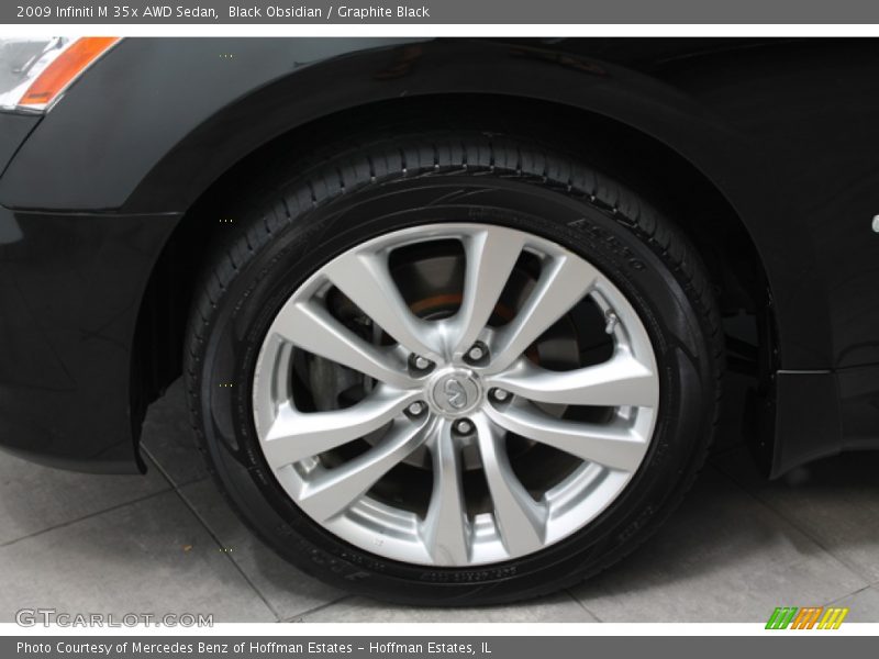 Black Obsidian / Graphite Black 2009 Infiniti M 35x AWD Sedan