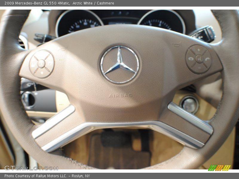 Arctic White / Cashmere 2009 Mercedes-Benz GL 550 4Matic