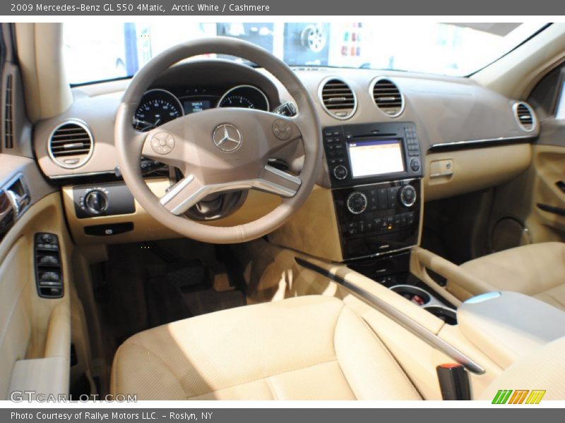 Arctic White / Cashmere 2009 Mercedes-Benz GL 550 4Matic